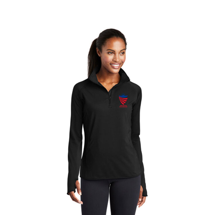 Sport-Tek Ladies Sports-Wick Stretch ¼ Zip Pullover